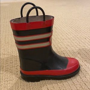 🚒 FIREMAN rain boots! 🚒 SIZE 9/10